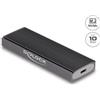DELOCK Externes USB Type-C M.2 NVMe PCIe oder SATA SSD