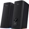 TRUST reproduktory GXT 612 CETIC RGB-Illuminated 2.0 Speaker Set, Bluetooth, černá