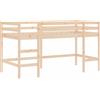 vidaXL Letto a soppalco per bambini con scala 90x190 cm in legno di pino massiccio