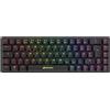 Sharkoon PureWriter W65 tastiera Gaming RF Wireless QWERTZ tedesco Nero