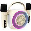Celly Partymic2 Altoparlante wireless RGB + 2 wireless. microfoni