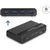 DELOCK USB 5 Gbps Switch 4 x Gerät und 2 x Host