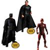 MEZCO Justice League di Zack Snyder - Figure d'azione 1/12 Deluxe Steel Box Set 15 - 17 cm