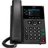 Poly Telefono IP Poly VVX 250 con 4 linee e capacità PoE, telefono IP, nero, cornetta cablata, 4 linee, LED, 7,11 cm (2,8")