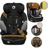 Lionelo Seggiolino auto Lionelo Levi i-Size da 15 mesi a 12 anni fino a 18 kg - Nero Grigio