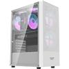 darkFlash Darkflash A290 computer case (white) + 3 RGB fans