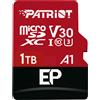 Patriot Scheda di memoria Patriot EP Pro Micro SDXC 1TB 90/80 MB/s A1 V30 U3 Class10 (PEF1TBEP31MCX)