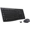 Logitech Wireless Combo Mk270 Keyboard Mouse Included Rf Wireless Qwerty Black, Silver (920004508)