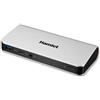 Hamlet Docking Station collega due display HDMI e DP con 4 porte usb 3.0, LAN e audio