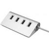 EXSYS HUB USB 3.2 Gen 1 Cavo USB3.0 a 4 porte con connettore C, adattatore incluso (EX-1134-2)