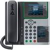 Poly Telefono IP Poly Edge E450 e compatibile con PoE, telefono IP, nero, cornetta con filo, 8 linee, IPS, 8,89 cm (3,5")