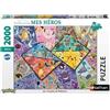 Nathan-POKEMON-2000 piece puzzle - The 16 types of Pokémon-4005556873142-Ages 14 and up