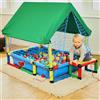 Quadro Baby Ballcage sovrastruttura con rete e tetto per Quadro Pool S, lo trasforma in una piscina con palline sicura - Classic