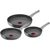 Tefal C4279132 SET 3FP CER RENEW ON HIPPO IRON set di padelle e pentole