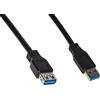 Link Accessori LKCU3018 cavo USB USB 3.2 Gen 1 (3.1 Gen 1) 1,8 m USB A Nero