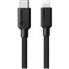 Alogic USB 2.0 Anschlusskabel Typ C -Lightning M/M 2m, sw
