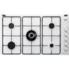 De'Longhi FLB 59 DD piano cottura Bianco Da incasso 86 cm Gas 5 Fornelli