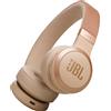 JBL Live 670 NC Bluetooth On-Ear-Kopfhörer mit Noise-Cancelling, Sandstein