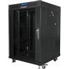 Lanberg FF01-6615-12BL Armadio rack 15U Freestanding Nero