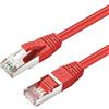 MicroConnect - Cavo di rete - da RJ-45 (M) a RJ-45 (M) - 50,0 m - cavo SSTP - CAT 6 - senza alogeni, a trefoli - rosso (SSTP6