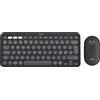 LOGITECH Tastiera Logitech 920-012257 Mouse incluso Universale RF Wireless + Bluetooth QWERTY Nordic Graphite
