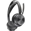hewlett packard Hewlett-Packard Poly Voyager Focus 2 Trådløs Kabling Headset Sort