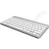 R-Go-Tools R-GO Tools R-Go Tools Tastiera ergonomica R-Go Compact Break, tastiera compatta con software di interruzione, QWERTY (USA), cablata, bianca