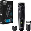 Braun Series 5 BT5420 Taglia mento elettrico per uomo con lama ultra affilata 40 impostazioni di lunghezza 100 minuti di ricarica wireless impermeabile