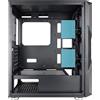 Tooq Tqgcc103-b Custodia per Pc-tower Nightcity Eatx Argb Nero Nero Taglia Unica