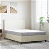 vidaXL Materasso pocket spring core medium 140x190 cm