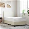 vidaXL Materasso a molle insacchettate con anima media 100x200 cm