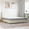 vidaXL Materasso in schiuma medio-morbida 200x200 cm