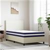 vidaXL Materasso a molle insacchettate con anima media 100x200 cm