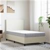 vidaXL Materasso a molle insacchettate con nucleo medio 100x220 cm