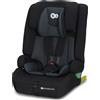 Kinderkraft SAFETY FIX 2 i-Size - seggiolino auto 76-150 cm - standard R129 - ISOFIX - TOP TETHER - H-GUARD - SPS - poggiatesta a 12 posizioni - nero