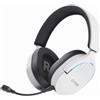 TRUST Trust GXT 491W FAYZO Cuffia cablata e wireless con fascia da gioco USB Type-C Bluetooth Nero, Bianco