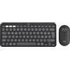 Logitech Pebble 2 Combo Tastiera Mouse Incluso RF Senza Fili Bluetooth QWERTY Italiano Grafite
