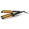Unbekannt HAEGER ferro arricciacapelli Golden Curls Ceramic 3 cilindri da 100°C a 220°C styling professionale
