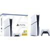 Sony PlayStation 5 Slim, PlayStation 5, nero, bianco, 16384 MB, GDDR6, 448 GB/s, AMD