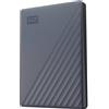 Western Digital WD My Passport WDBWML0020BGY - Disco rigido - crittografato - 2 TB - esterno (portatile) - USB 3.2 Gen 1 (connettore USB-C) - AES a 256 bit - Grigio Silicio