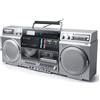 Muse Radio cd portatile grigia Muse M-380GBS