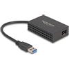 DELOCK USB Typ-A Adapter zu 1x SFP Gigabit LAN