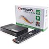 Octagon Spirit PRO 4K UHD HDR10+ Smart Android TV OTT IP Media Streaming Box con Wi-Fi, telecomando BT + supporto Widevine Level L1