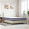 vidaXL Materasso con nucleo a molle insacchettate a media resistenza 160x200 cm