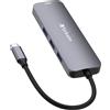 Verbatim Adapter Hub Usb-C - 2Xhdmi/ 3Xusb-A/Sd/Microsd/Usb-C Alluminio/Alluminio 32151