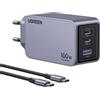 Ugreen Caricabatterie Ugreen Nexode Pro 100W, Gan, Usb + 2X Usb-C (Grigio)