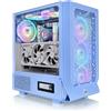 Thermaltake Ceres 330 TG Midi Tower PC Case Blu