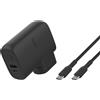 Belkin BOOST Charge Hybrid Dual Ladeger.+Powerbk.BPZ003bt1MBK-B6