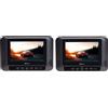 DENVER Lettore DVD portatile per auto Denver Denver - 7 pollici - 2 schermi - Supporto per poggiatesta incluso - USB - Modello 2023 - MTW793