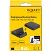 Delock 88018 DELOCK Smartphone Dockingstation 4K mit integrierter Halt.